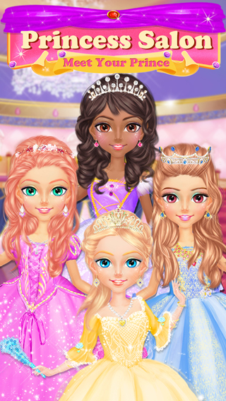 【免費遊戲App】Princess & Prince: Royal Palace Dress Up & Salon SPA-APP點子