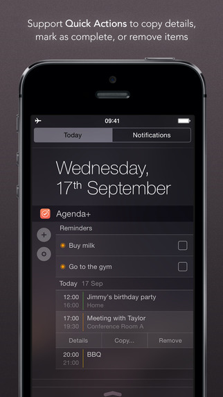【免費生產應用App】Agenda+ | Calendar & Reminder Widget-APP點子