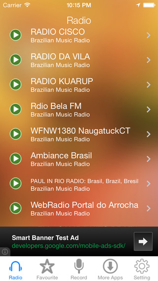 【免費音樂App】Brazilian Music Radio Recorder-APP點子
