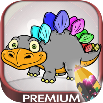 Paint magic dinosaurs – coloring drawings - Premium 娛樂 App LOGO-APP開箱王
