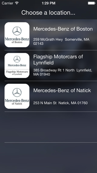 Mercedes-Benz at Herb Chambers DealerApp