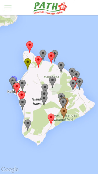 【免費旅遊App】PATH Big Island of Hawaii Hiking and Biking Map-APP點子