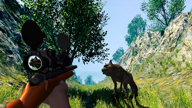 Wild Animal Hunting-Using Sniper Rifle on a 4x4 SUV