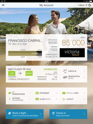 TAP Portugal for iPad