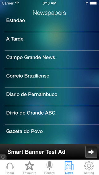 【免費音樂App】Brazil Radio News Music Recorder-APP點子