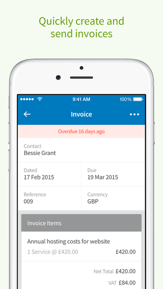 【免費商業App】FreeAgent Mobile - Invoicing and expense management for small businesses and freelancers-APP點子