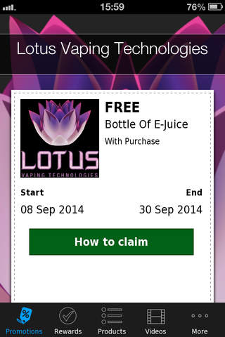 Lotus Vaping Technologies screenshot 2
