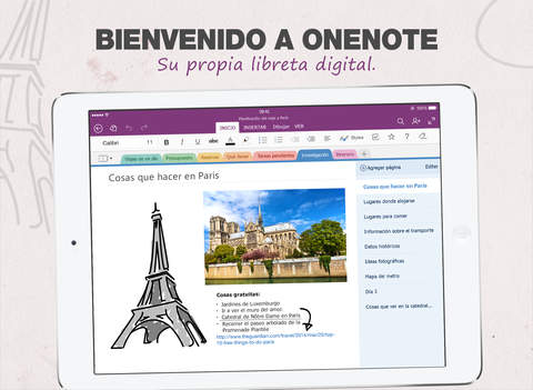 Captura de pantalla del iPad 1