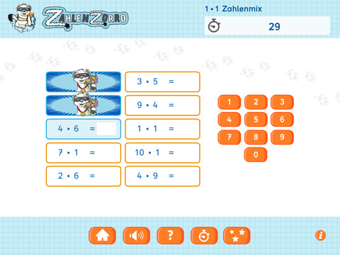 【免費教育App】Zahlenzorro Einmaleins-APP點子
