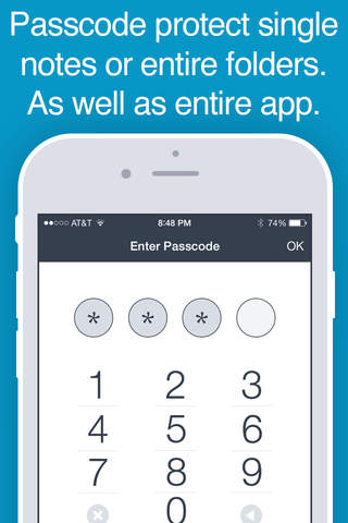 NotesPro - Secure Notes with Folders and Passcode screenshot 4