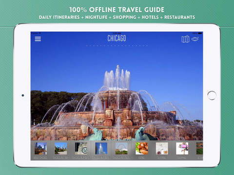 【免費旅遊App】Chicago Travel Guide with Offline City Street Maps-APP點子