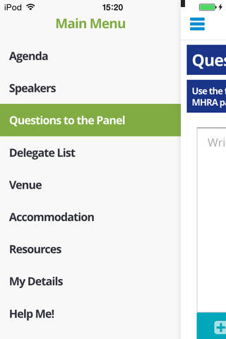 MHRA Abridged Applications Symposium Event App 2015 screenshot 4