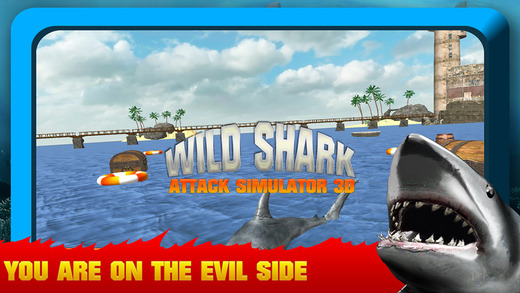 【免費遊戲App】Wild Shark Attack Simulator 3D-APP點子