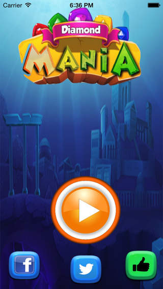 Diamond mania -The best match 3 puzzel game for kids and family