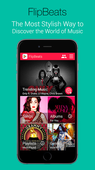 FlipBeats Music Player - Best way to Experience Music