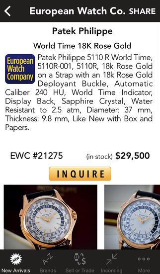 【免費生活App】EuroWatchCo - A Gallery of Fine Watches-APP點子