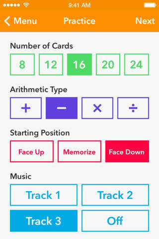 Math Match - A Game of Concentration, Memory, and Arithmetic screenshot 4