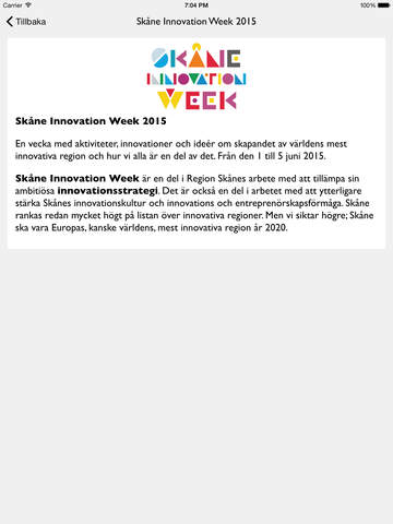 【免費社交App】Skåne Innovation Week-APP點子