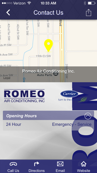 【免費商業App】Romeo Air Conditioning, Inc.-APP點子