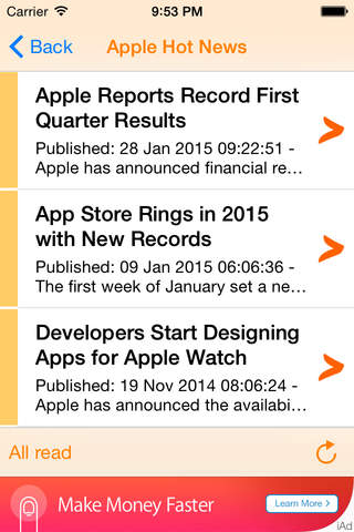 SUPER RSS Reader screenshot 2