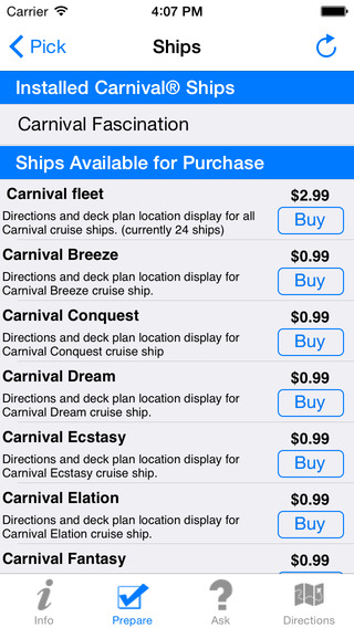 【免費旅遊App】Deck Director Select - onboard cruise ship guide-APP點子