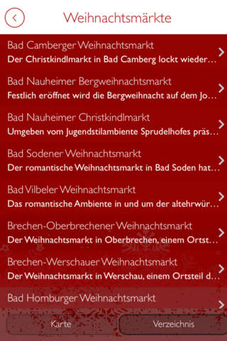 Weihnachtsmärkte Rhein-Main screenshot 2