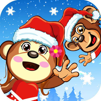 A Christmas Educational Preschool Game for Kindergarten & Toddler - children education learning monkey puzzle for kids LOGO-APP點子