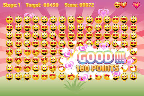 The Emoji Valentine Match-Up - Crazy Smileys of Hearts Pro screenshot 2