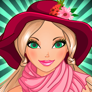 Autumn Fashion in Central Park - Dressup. Girls fashion line saga. LOGO-APP點子