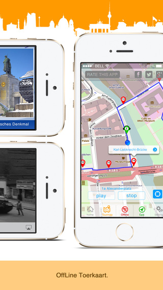 【免費旅遊App】Berlijn koude oorlog Guide GPS wandelroute gids offline HD-APP點子