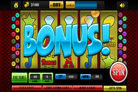 Amazing Gold-en Era of Big Fun Slots and Casino Games Free screenshot 4