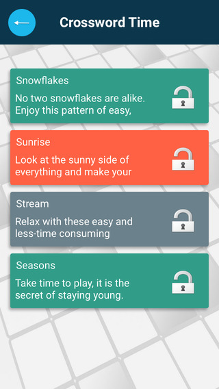 【免費遊戲App】Crossword Time-APP點子