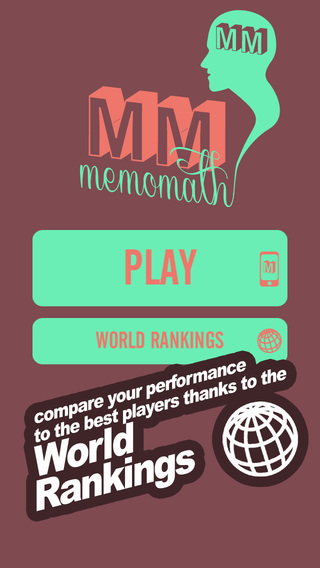 【免費遊戲App】MM MemoMath-APP點子