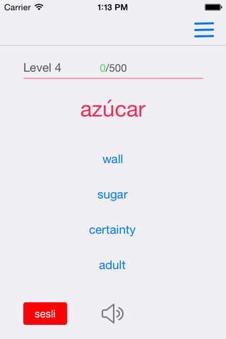 Spanish Vocabulary - FREE screenshot 3