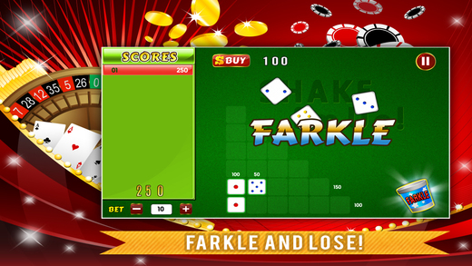 【免費遊戲App】Farkle Addict Game PRO - Dice 10000 Points to Win Jackpot-APP點子