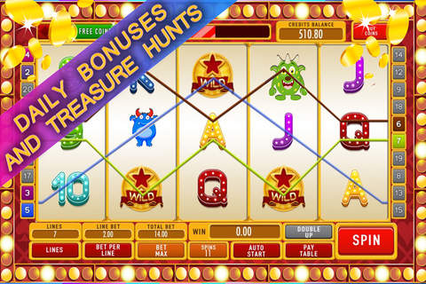 Scary Monsters Casino: Lucky funhouse lottery tombola screenshot 3