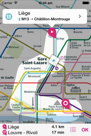 Paris Rail Map Lite screenshot 3