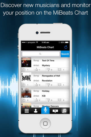 MiBeats Pro - Record Upload and Discover Music and Videos screenshot 3