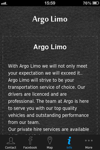 ARGO LIMO screenshot 4
