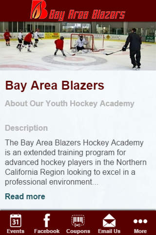 Bay Area Blazers Hockey Club screenshot 2
