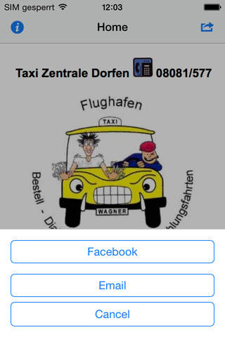 Taxi Dorfen screenshot 2