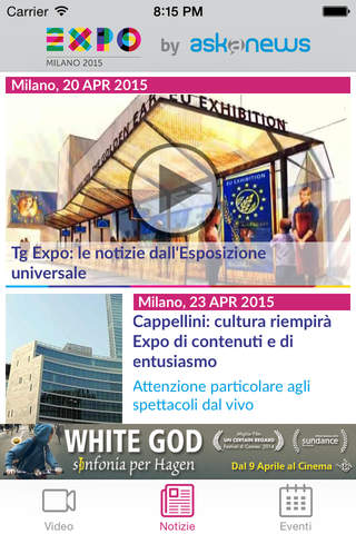 Expo 2015 News screenshot 4