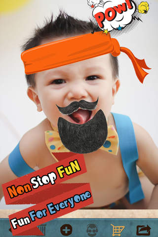 Instafun Booth - Free Mother's Day Sticker Pack Update - Add Cool Stickers, like mustaches, and art effects - instant photography art screenshot 3