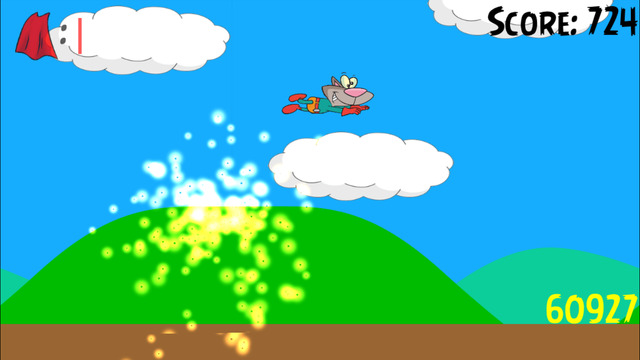 【免費遊戲App】Kitty Cannon - Fun, quick, and simple game to shoot the cat flying through the air-APP點子