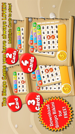 【免費遊戲App】Bingo Bikini - Play Bingo Online Multiplayer Games for Free Featuring Hot Babes on Beach!-APP點子