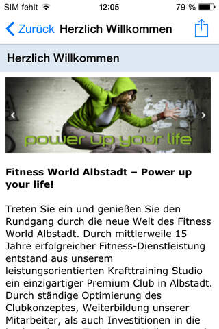 Fitness World Albstadt screenshot 4