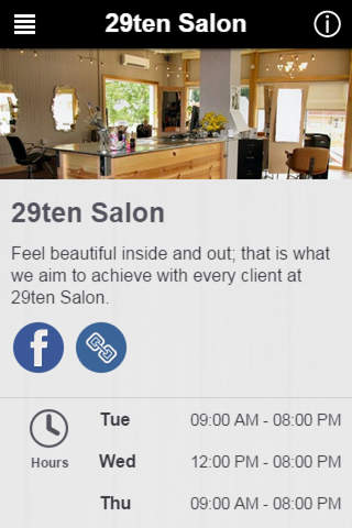 29ten Salon screenshot 2