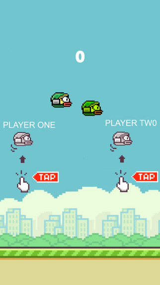 【免費遊戲App】Flappy 2 Players-APP點子