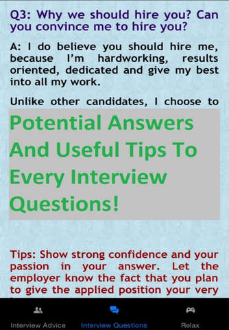 Interview Advice and Questions screenshot 3