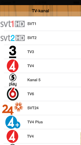 TV Tablå Sverige - Program Guide : Nu Ikväll Idag Sweden TV Listings
